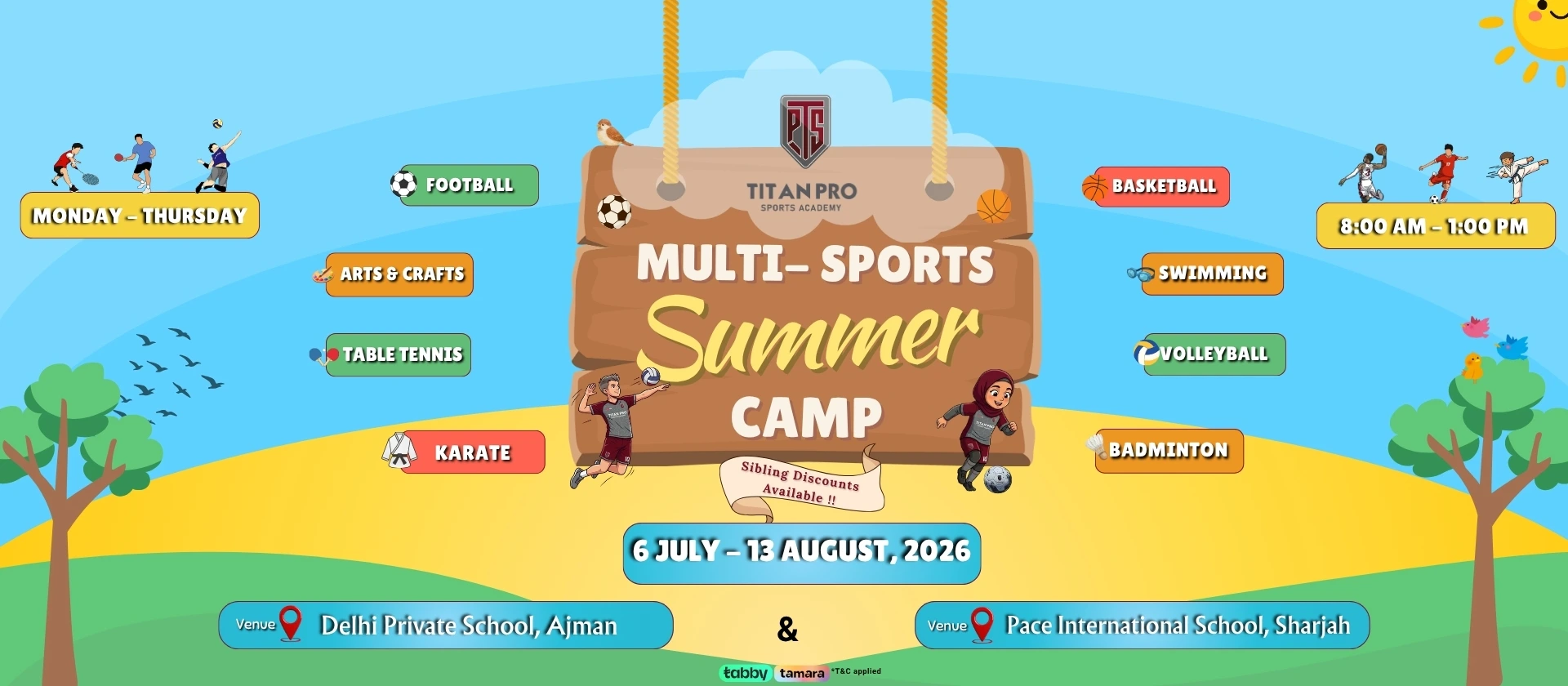 summer camp in Sharjah