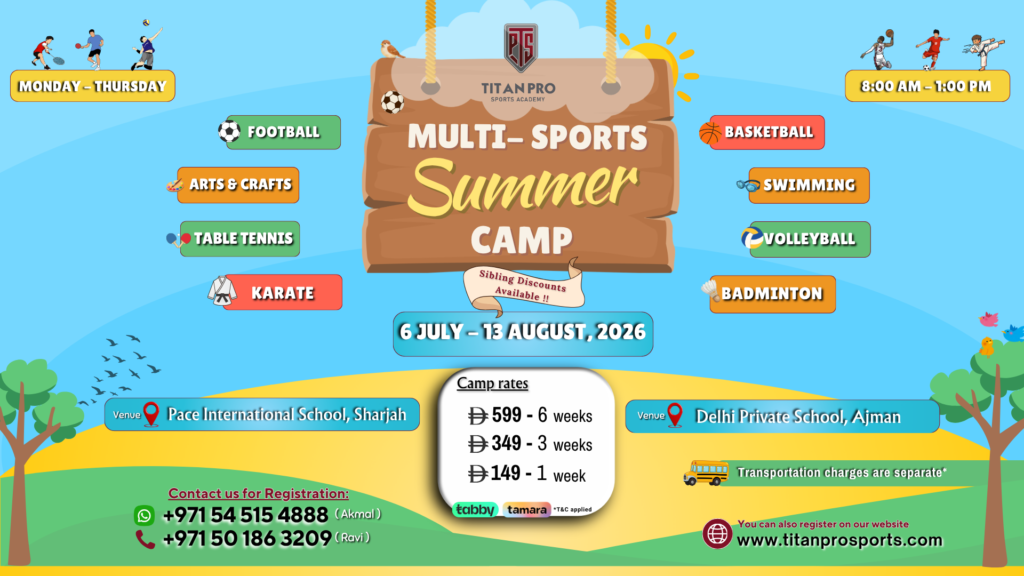Best summer camp activities in Sharjah and Ajman